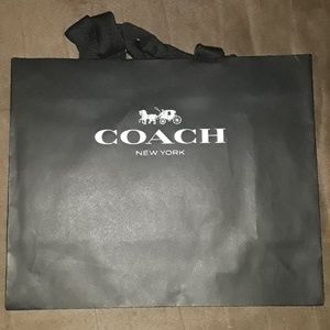 Authentic coach shopping bag